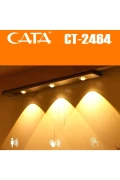 لامپ کابینت بلّا اسلیم با سنسور حرکتی و دیمر مشکی