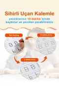کتاب آموزش آسان نوشتن حروف و اعداد | کتاب با قلم پرنده جادویی و برجسته