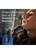 ماشین اصلاح سری 3000 مدل X3021/00، اصلاح بدون درد، قابل استفاده در حالت مرطوب و خشک، اصلاح دقیق