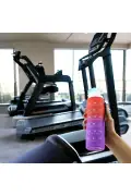 ست ۳ عددی بطری آب ۸۰۰ میلی لیتری موتیواسیون، ضد نشت و بدون BPA، بطری ورزشی با علامت زمان