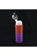 ست ۳ عددی بطری آب ۸۰۰ میلی لیتری موتیواسیون، ضد نشت و بدون BPA، بطری ورزشی با علامت زمان