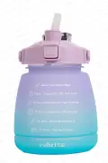 بطری آب انگیزشی 1.3 لیتری لوسکا بدون BPA رنگ بنفش-سبز