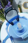 ست ۳ تایی بطری آب بدون BPA با طراحی انگیزشی - بطری آب آبی، شیشه آب، سُولک