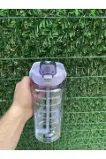 قمقمه شفاف انگیزشی 2000 میلی لیتر - بطری آب بدون BPA