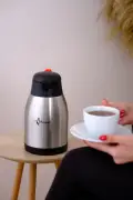 ترموس چای دو لیتری استیل دو جداره مدل 1200P جدید