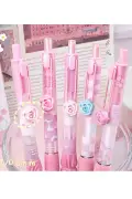 مداد ژل تک‌تایی طرح لاله بهاری کاوی (Kawaii) - 0.5 میلی‌متر با دسته ارگونومیک