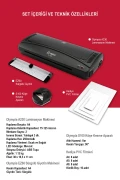 دستگاه لمینت A230s 4in1set (A4) و هدیه 40 عدد فیلم PVC