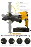 مته ضربه‌ای هیلتی با شیار فلزی حرفه‌ای 2-28mm