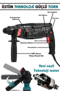 مته ضربه‌ای هیلتی با شیار فلزی حرفه‌ای 2-28mm