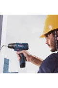 دریل چکشی شارژی بوش با سری پیچ‌گوشتی و سری لقمۀ پانچ