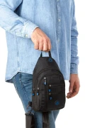 کیف دوشی ضد آب یونی سکس با خروجی USB و بند ضربدری برای کمر، شانه و سینه