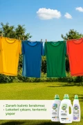 پودر لباسشویی برای رنگ‌های گیاهی، ۱۰۰% گیاهی، طبیعی و قوی، ۳۰ شستشو، ۱۵۰۰ میلی‌لیتر