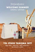 ست آشنایی ستاره‌های YSL - لیبر و لاوشاین مینی و ریمل لاتکس مینی - با هدیه کیف