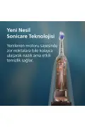 مسواک برقی شارژی سونیکر 7100، 21 روز شارژ، 10 برابر تمیزی پلاک، حسگر فشار نوری، ملایم بر روی لثه‌ها، 12 حالت، محفظه سفر شارژی، اپلیکیشن سونیکر، مشکی، HX7421/01