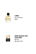 ست عطر زنانه لیبر EDP 30 میلی لیتر و رژ لب روژ پور کوتور