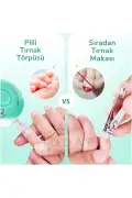دستگاه ناخن‌گیری و سوهان‌کشی چرخشی با باتری برای نوزادان