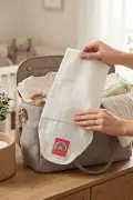 حوله پشت کودک ۴ تکه موسلین %۱۰۰ پنبه نوزاد تر بی اکرو