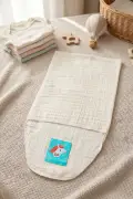 حوله پشت کودک ۴ تکه موسلین %۱۰۰ پنبه نوزاد تر بی اکرو