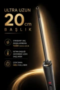 ماشه مو فر Afro Dalga 9 میلی‌متر Hrs-130، 20 سانتی‌متر سر اضافی بلند