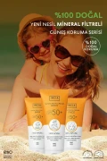 کرم ضد آفتاب 100% طبیعی بچه با فیلتر معدنی و محافظت بالا SPF 50+ UVA UVB 50 میلی لیتر