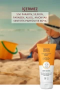 کرم ضد آفتاب 100% طبیعی بچه با فیلتر معدنی و محافظت بالا SPF 50+ UVA UVB 50 میلی لیتر