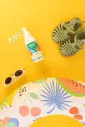 لوسیون ضد آفتاب کودک ۱۰۰% طبیعی ضد لک آنتی‌اکسیدان مرطوب‌کننده وگان SPF 50+ UVA UVB 100 میلی‌لیتر