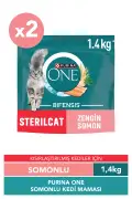 خوراک گربه عقیم شده با طعم ماهی سالمون 2x1.4 کیلوگرم