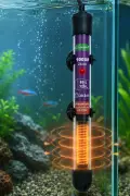 هیتر آکواریوم KPF-10590 | ترموستات دقیق و ضد آب IP68 و قابل تنظیم ۲۲-۳۴°C