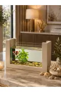 آکواریوم چوبی مینی برای ماهی بتا طراحی مدرن شیک و طبیعی