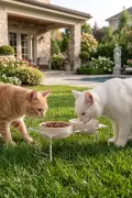 پک ۲ عددی ظرف آب و غذا برای گربه و سگ با زیرانداز سرامیکی