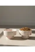ست دو عددی ظرف آب و غذای سرامیکی برای گربه و سگ