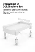 نگهدارنده ظرف غذا با پایه قابل تنظیم و ضد لغزش چندمنظوره X8788