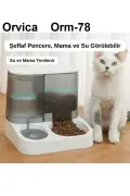 ظرف غذا و آب دو در یک برای حیوانات خانگی گربه و سگ