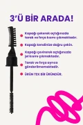 ژل تثبیت کننده و فرم دهنده ابرو، برس ابرو، شانه و ژل تثبیت کننده (اثر لمیناسیون)