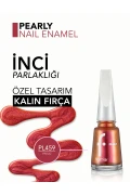 لاک ناخن مرواریدی نیمه شفاف و براق - PL459 شاداب