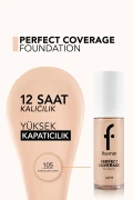 کرم پودر با پوشش کامل و با رنگدانه‌های بالا و پایان نیمه براق SPF15