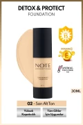 فونداسیون دتوکس و پروتکت با SPF 15 - 02 بژ طبیعی