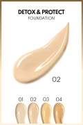 فونداسیون دتوکس و پروتکت با SPF 15 - 02 بژ طبیعی
