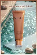 فونداسیون برنزه کننده درخشان SPF 15 سانگلاو 10