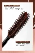 ماسکارا قهوه‌ای با ظاهر مژه‌های بلند لَش آیدول فلَتر اکستنشِن 8.5ml