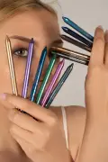 ست مداد چشم نئونی 12 رنگ | با پیگمنت بالا | نرم و روان | خط چشم رنگی