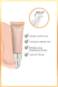 کانسیلر معدنی SPF 15 پوشاننده قوی با سر فلزی برای زیر چشم - 201 روشن