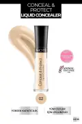 کرم پودر مایع پوشاننده و محافظ Conceal & Protect - 02 شن