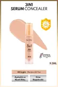 سرم کلاژن 3 در 1 با SPF 50، مرطوب‌کننده و روشن‌کننده دور چشم - 00 روشن