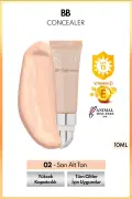 کرم پودر پوشاننده BB SPF 15 با سر فلزی - 02 متوسط روشن