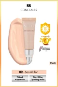 کرم پودر پوشاننده BB SPF 15 با سر فلزی - 02 متوسط روشن