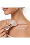 پودر بدن درخشان گل رز - انفجار گل رز برای دکلته - وگان و با محتوای پاک