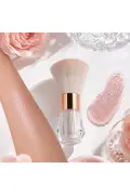 پودر بدن درخشان گل رز - انفجار گل رز برای دکلته - وگان و با محتوای پاک
