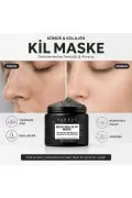 ماسک صورت خاک رس دریای مرده با کلاژن ضد جوش‌های سرسیاه و پاک‌کننده پوست مرده 150 گرم