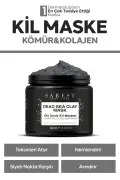 ماسک صورت خاک رس دریای مرده با کلاژن ضد جوش‌های سرسیاه و پاک‌کننده پوست مرده 150 گرم